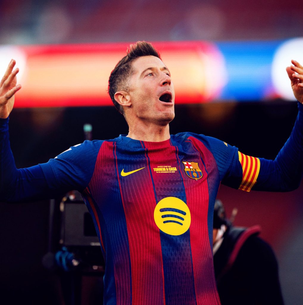 Robert Lewandowski (Photo Credit: Barcelona via X)