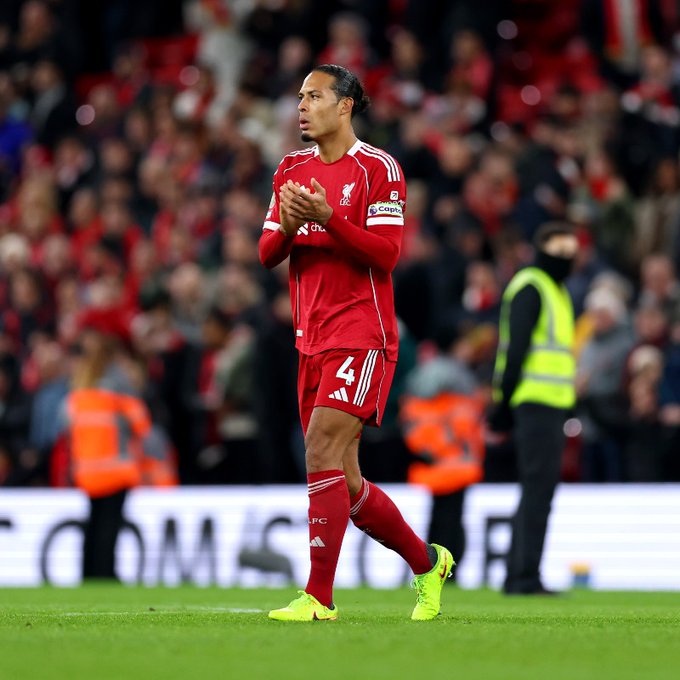 Virgil van Dijk (Photo Credit: Liverpool via X)