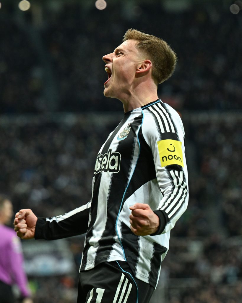 Harvey Barnes (Photo Credit: Newcastle via X)