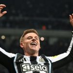 Harvey Barnes of Newcastle (Photo Credit: Newcastle via X)