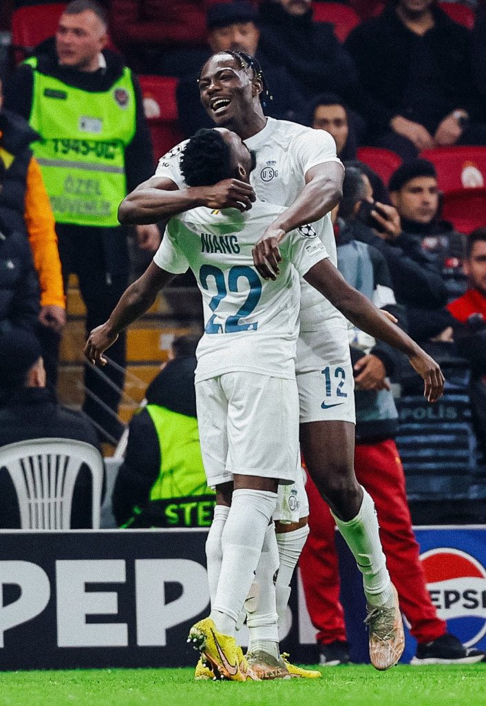 Promise David after scoring for Royal Union Saint Gilliose (Photo Credit: Royal Union Saint Gilliose via X)