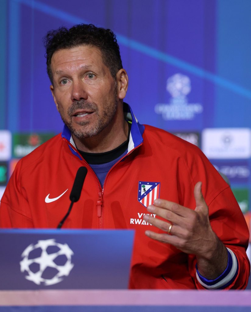 Diego Simeone of Atletico Madrid (Photo Credit: Atletico via X)