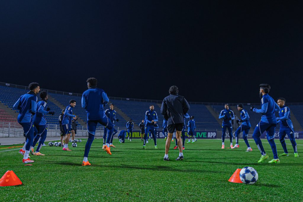 Al Nassr players in training (Photo Credit: Al nassr via X)