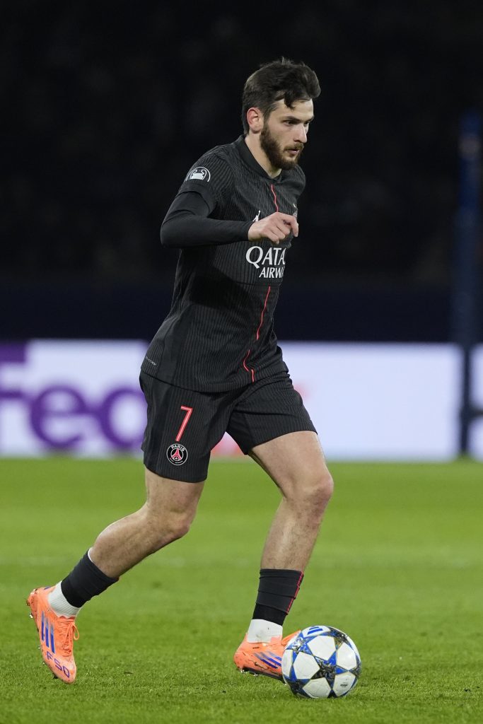 Khvicha Kvaratskhelia of Paris Saint-Germain (Photo Credit: PSG via X)