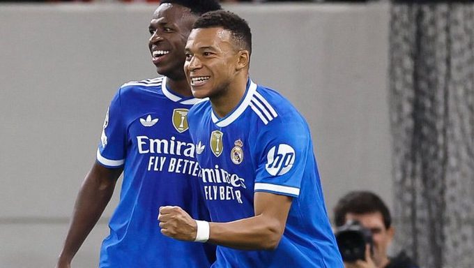 Kylian Mbappe and Vinicius Jr (Photo Credit: Real Madrid via X)