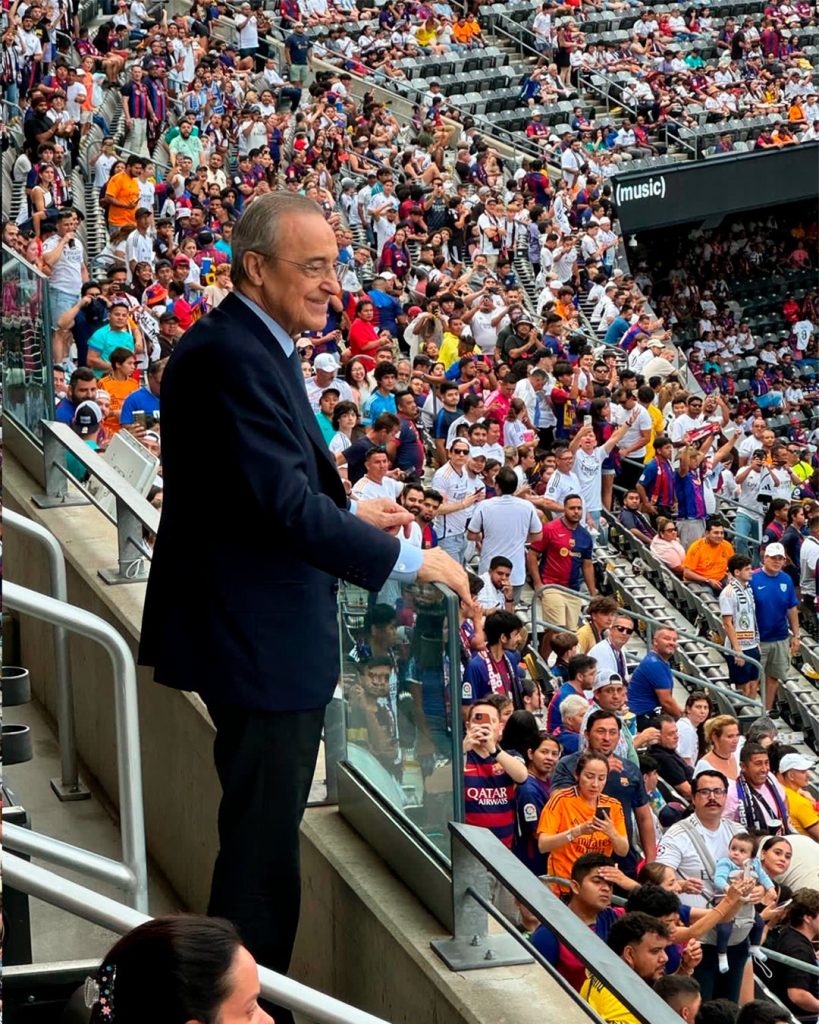 Real Madrid president Florentino Pérez (Photo Credit: Real Madrid via X)