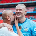 Erling Halaand and Pep Guardiola (Photo Credit: Manchester City X handle)