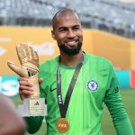 Robert Sanchez with the FIFA Club World Cup golden gloves(Photo credit: ChelseaFC via X)