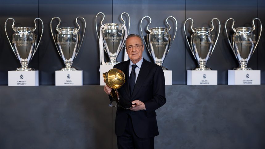 Real Madrid president Florentino Pérez (Photo Credit: Real Madrid via X)