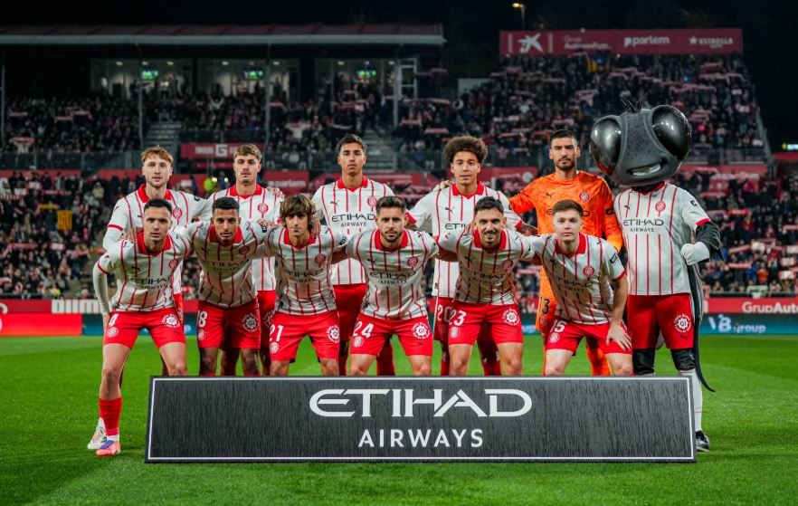 Girona players. (Photo Credit: Girona Media).