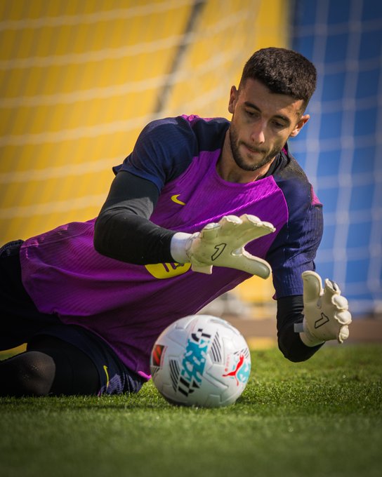 Barcelona Goalkeeper Joan Garcia (Photo Credit: FC Barcelona via X)