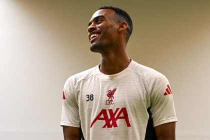 Ryan Gravenberch of Liverpool (Photo Credit: Liverpool via X)