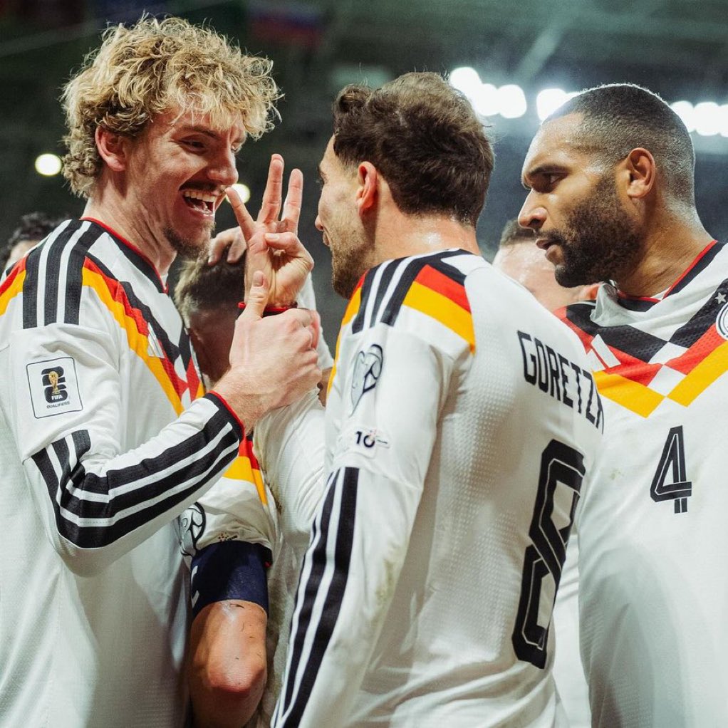 Germany player celebrate after scoring (Photo Credit: Germany via X)