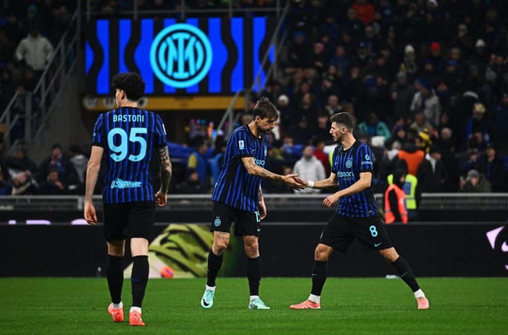 Inter Milan players not happy after the match. (Photo Credit: Inter Media).