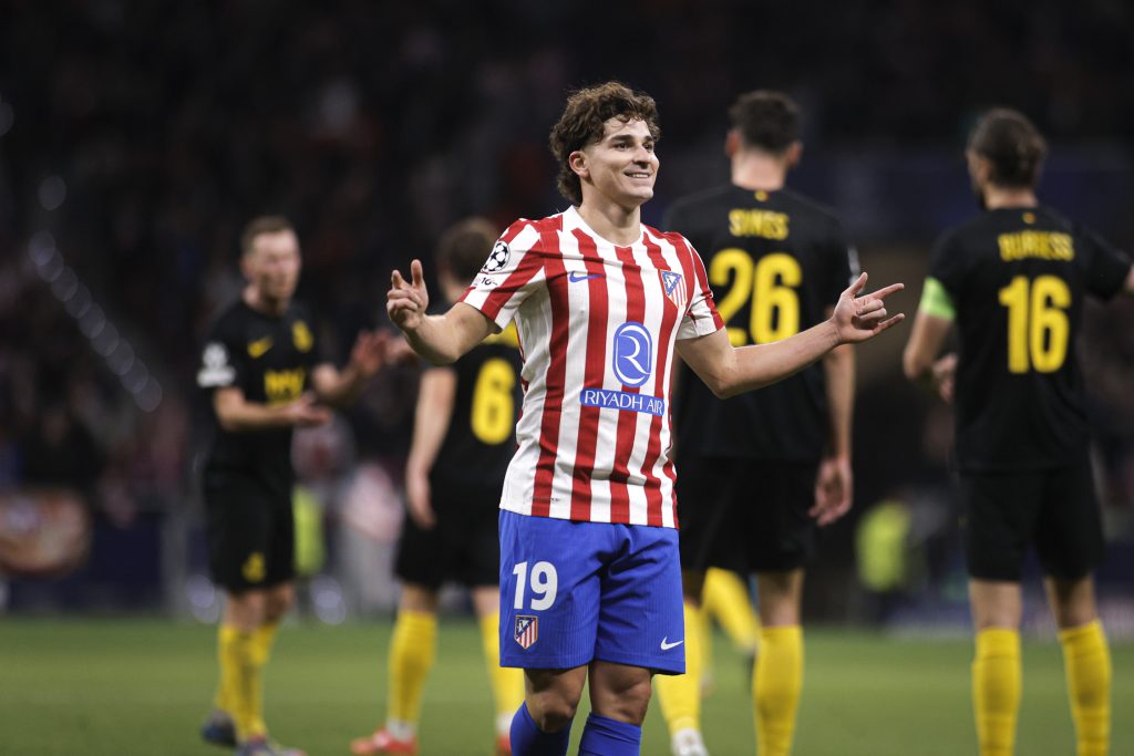 Julian Alvarez (Photo Credit: Atletico Madrid via X)