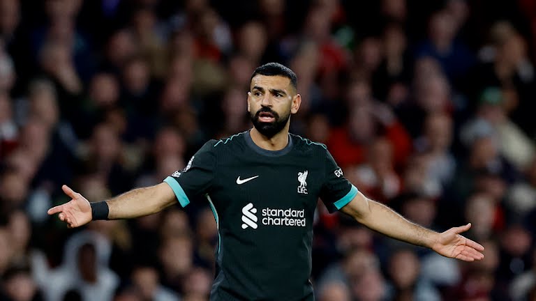 Liverpool's Mohamed Salah reacts - Photo Credit : Reuters