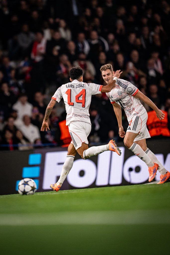 Luis Diaz celebrates (Photo Credit: Bayern Media)