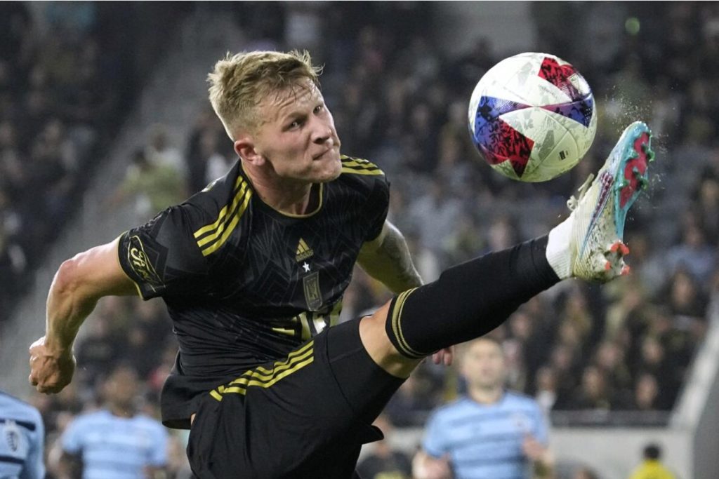 Mateusz Bogusz. (Photo Credit: Los Angeles FC Media)