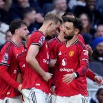 Matthijs de Ligt celebrates with teammates. Photo Credit: Man United Media.