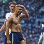 Richarlison celebrates scoring a goal. (Photo Credit: Tottenham Media).