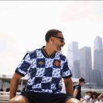 Rio Ferdinand looking fly in a Man United jersey. (Photo Credit: Man United Media.)