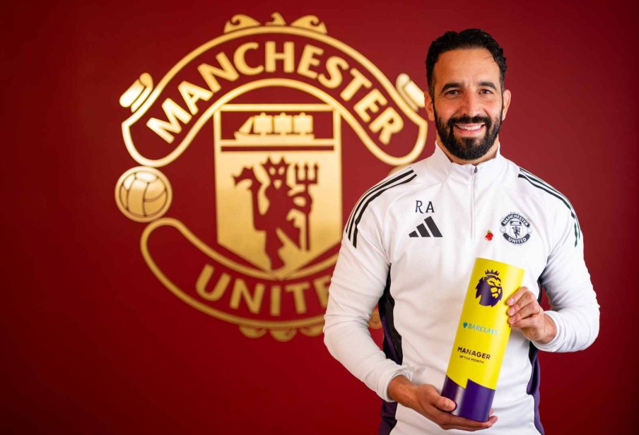 Ruben Amorim. Photo credit: Man United Media.