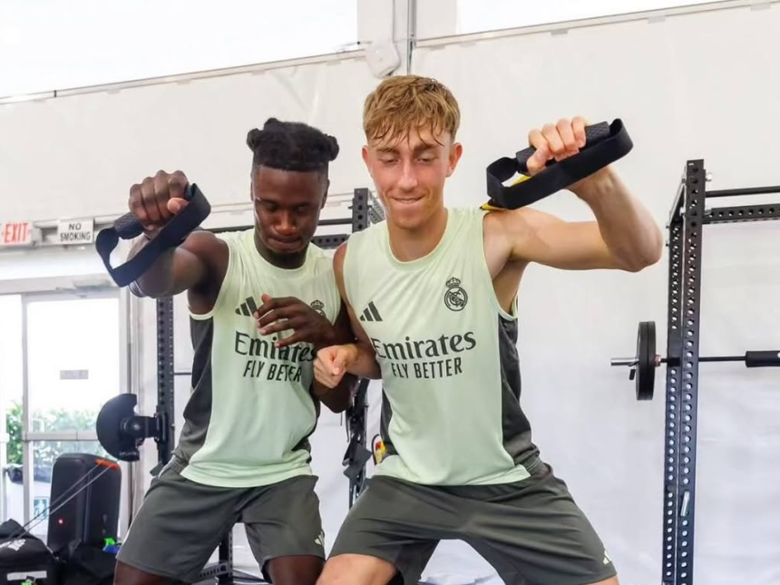 Camavinga and Dean Huijsen (Photo Credit: Real Madrid Instagram page)