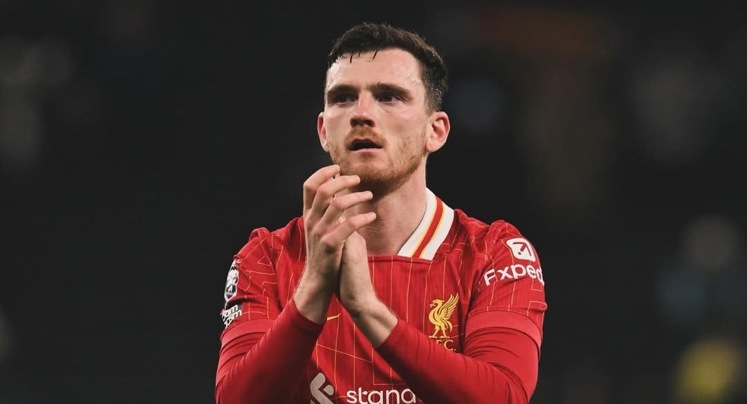 Andrew Robertson (Photo Credit: Andrew Robertson via Instagram)