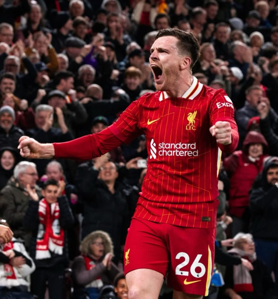 Andrew Robertson (Photo Credit: Andrew Robertson via Instagram)