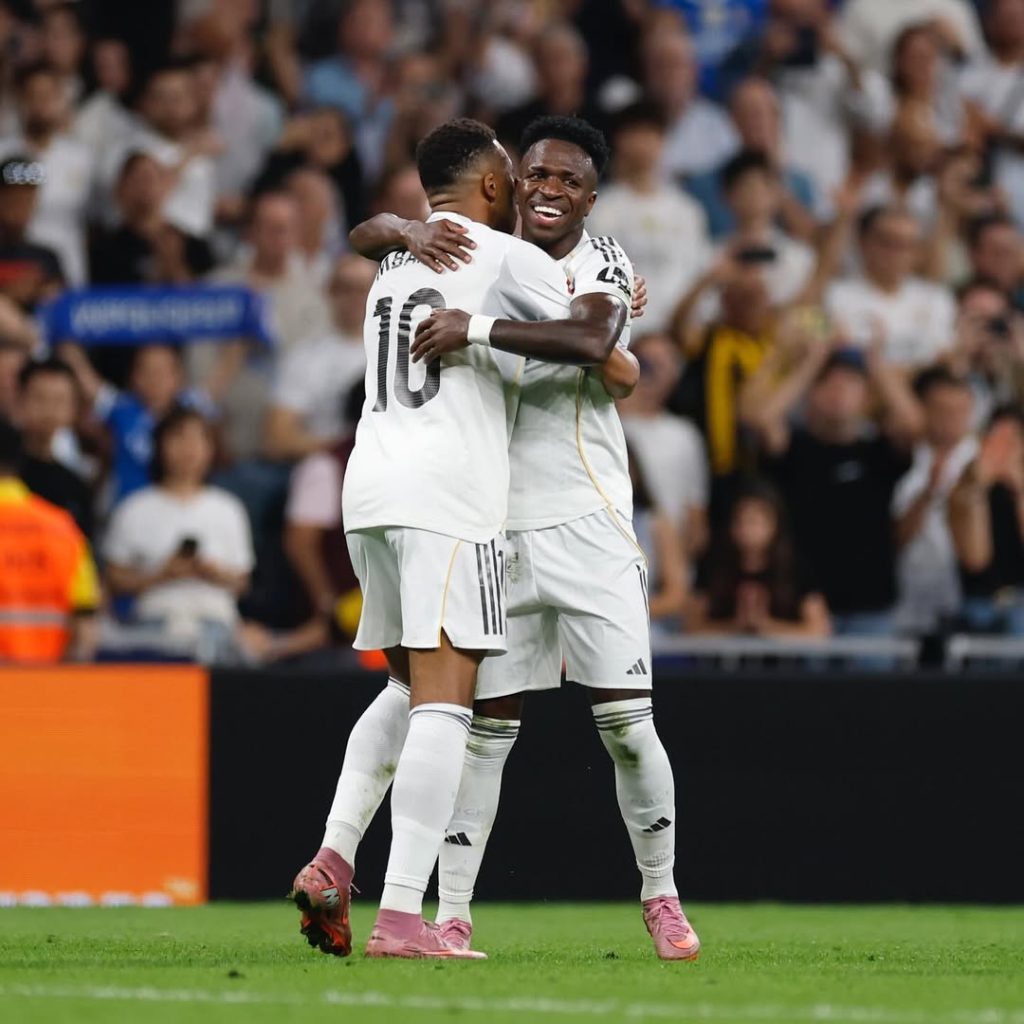 Kylian Mbappe and Vinicius Jr (Photo Credit: Vinicius Jr via Instagram)