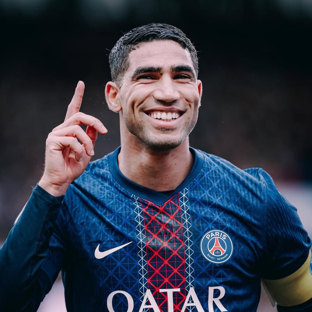 Achraf Hakimi (Photo Credit: Achraf Hakimi via Instagram)