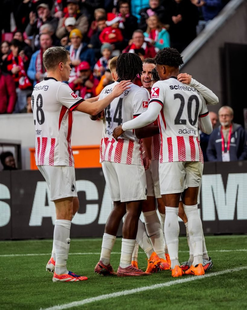 Freiburg players (Photo Credit: Freiburg via Instagram)