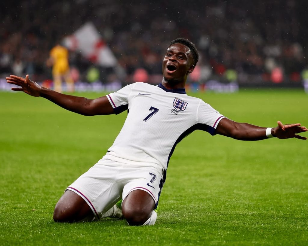 Bukayo Saka (Photo Credit: Bukayo Saka via Instagram)