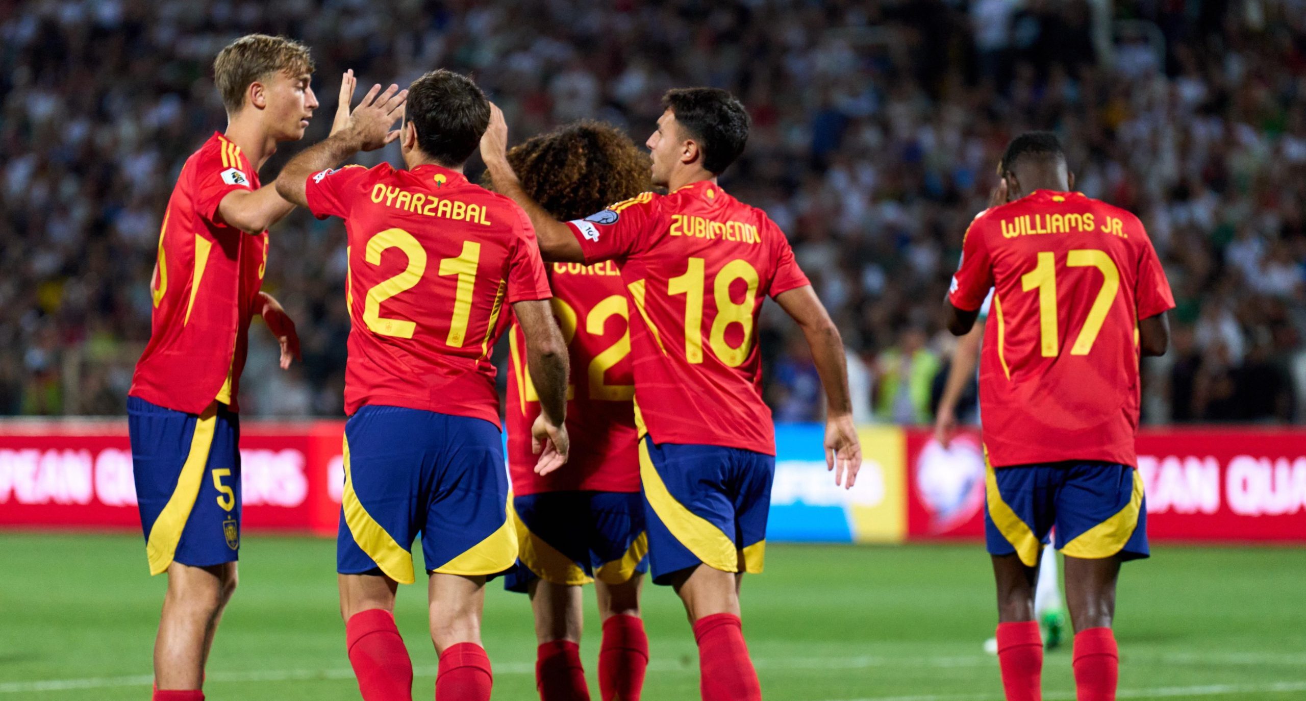 Spain players (Photo Credit: Spain Via X)