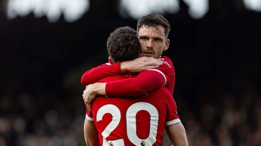 Andy Robertson and Diogo Jota (Photo Credit: Andy Robertson Via Instagram)