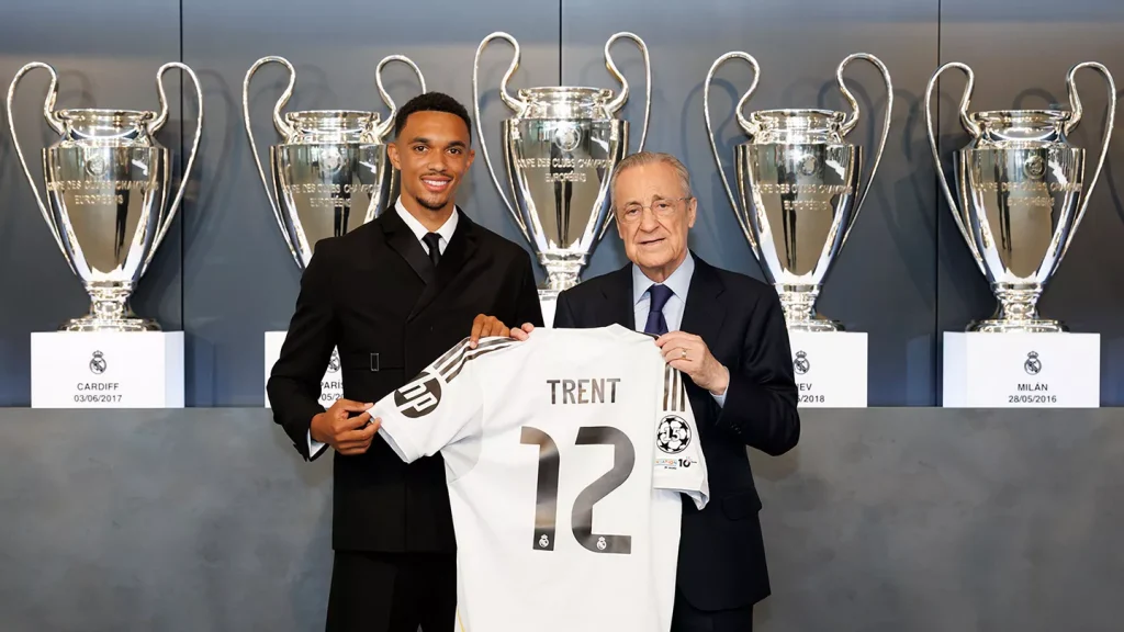 Trent Alexander Arnold official a Real Madrid player (Photo Credit: Madrid Media)