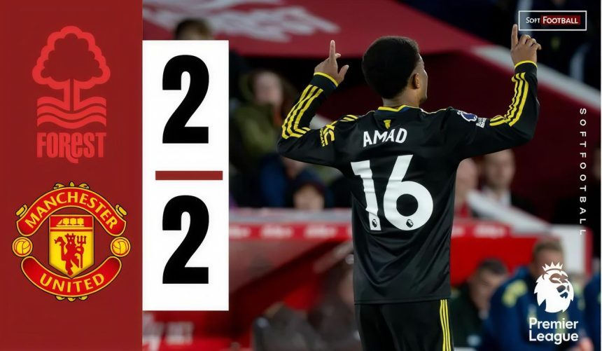 Nottingham forest vs Manchester united (Photo Credit: Softfootball Media)