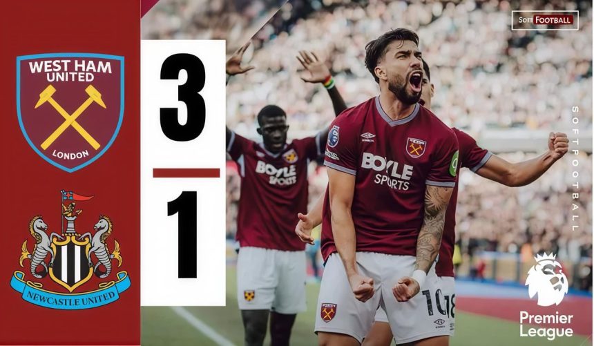 WestHam vs Newcastle United (Photo Credit: Softfootball Media)