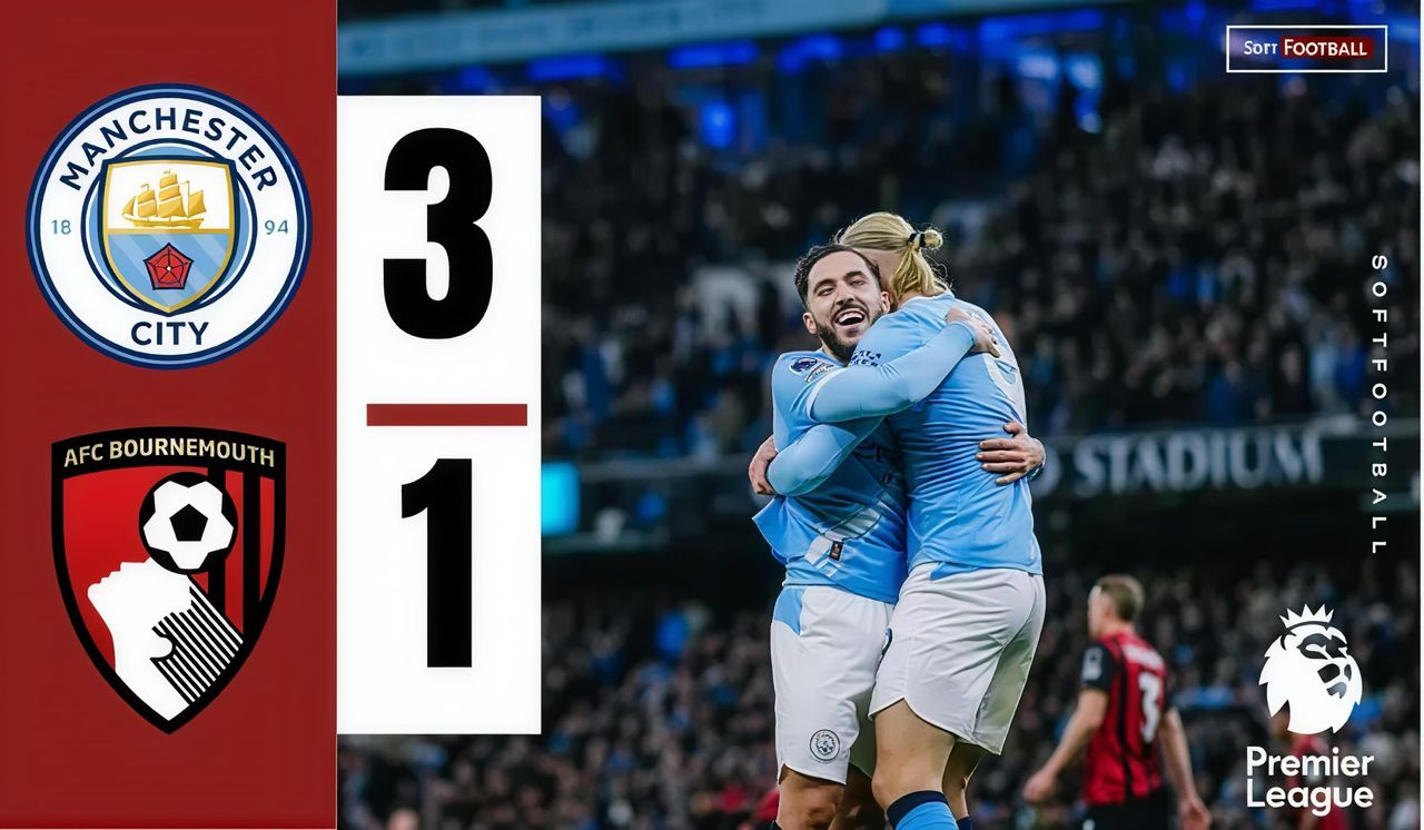 Manchester City vs Bournemouth (Photo Credit: Softfootball Media)