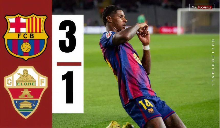 Barcelona vs Elche (Photo Credit: Softfootball Media)