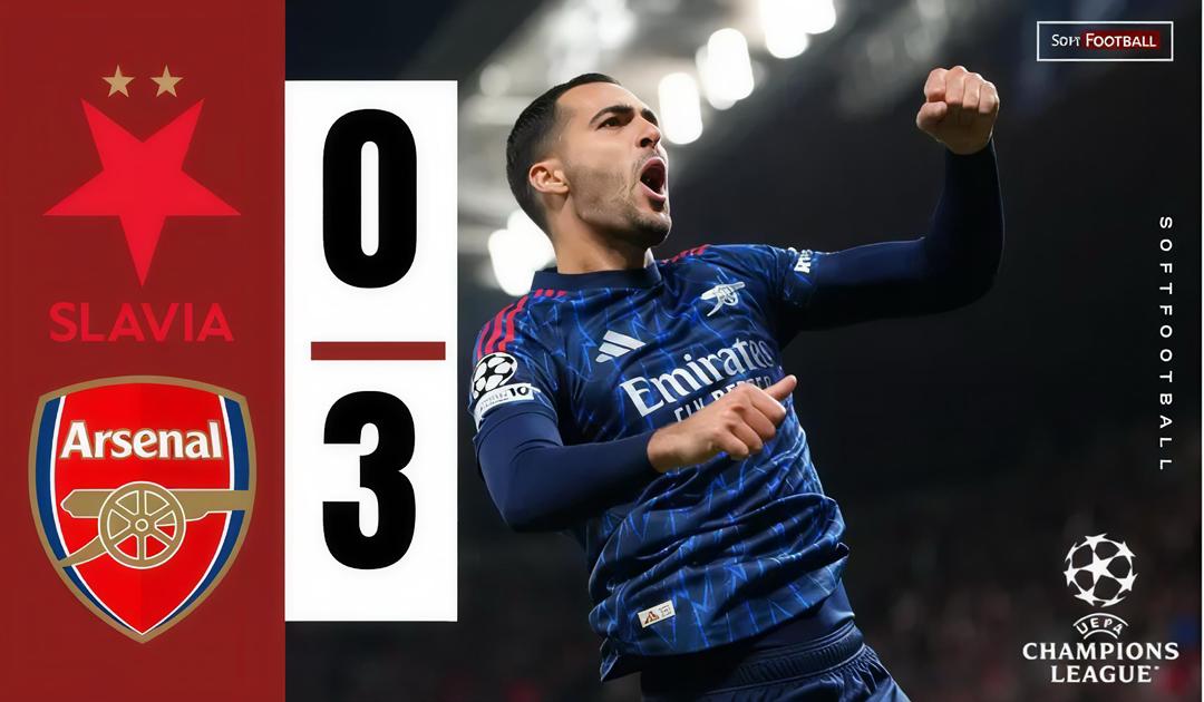 Slavia Prague vs Arsenal (Photo Credit: Softfootball Media)