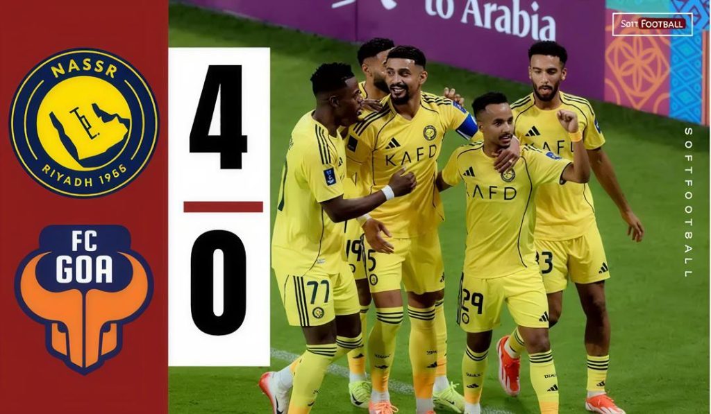 Al Nassr vs FC Goa (Photo Credit: SoftFootball Media)