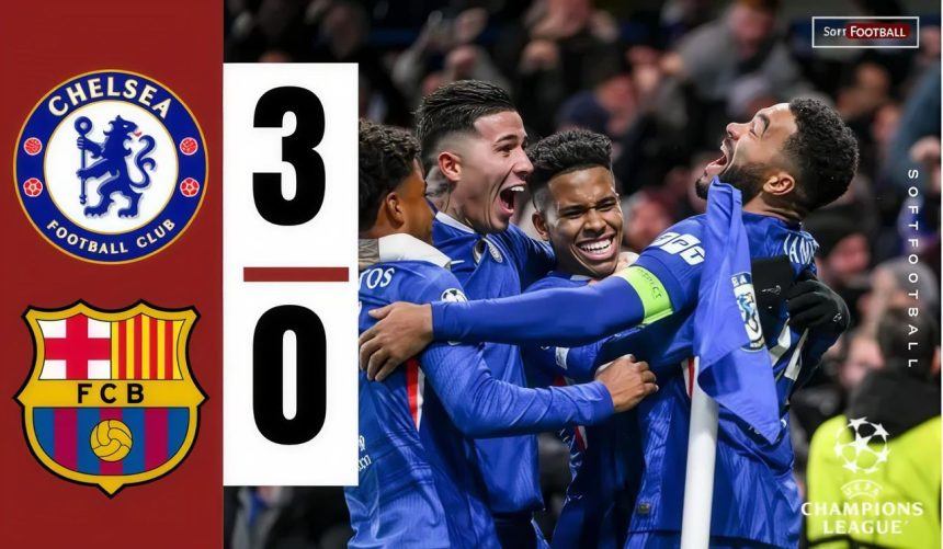 Chelsea vs Barcelona (Photo Credit: Softfootball Media)