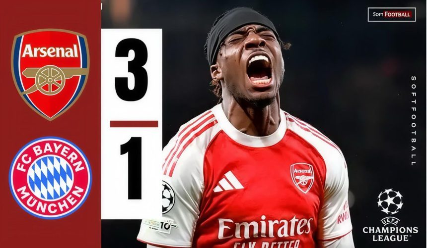 Arsenal vs Bayern Munich (Photo Credit: Softfootball Media)