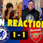 Chelsea vs Arsenal fans reaction (Photo Credit: Softfootball Media)