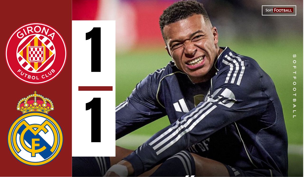 Girona 1-1 Real Madrid, (Photo Credit: Softfootball Media).