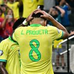 Lucas Paqueta frustrated after missing a Penalty(Photo Credit: Brazil website)