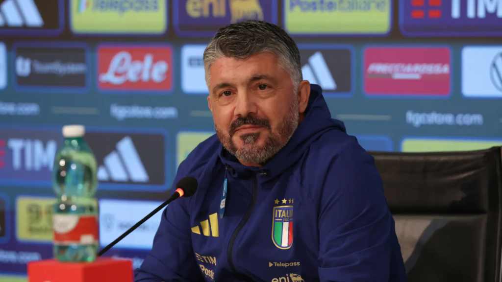Italy national team coach Gennaro Gattuso (Photo Credit: Italy football facebook page)