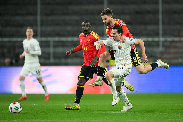 Belgium's forward Jeremy Doku (Photo Credit: Belgium via IG)