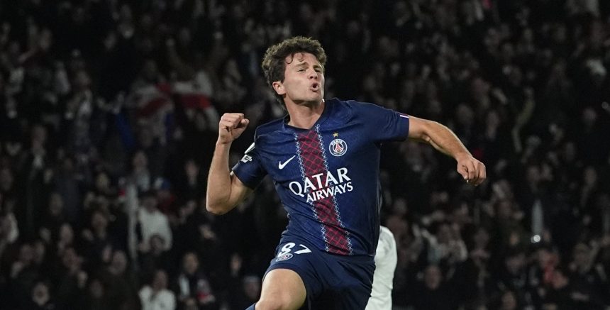 Joao Neves (photo credit: PSG via X)